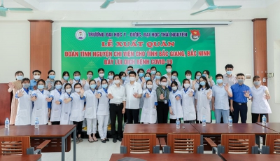 66 sinh viên của Trường Đại học Y - Dược tiếp tục chi viện Bắc Ninh, Bắc Giang chống dịch